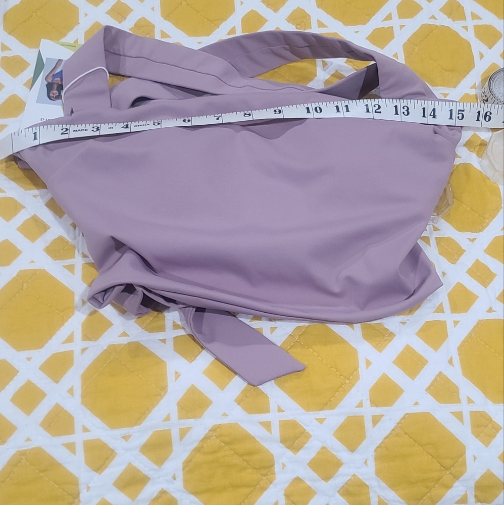 halara Lavender Criss Cross Top-NEW - Picture 3 of 6